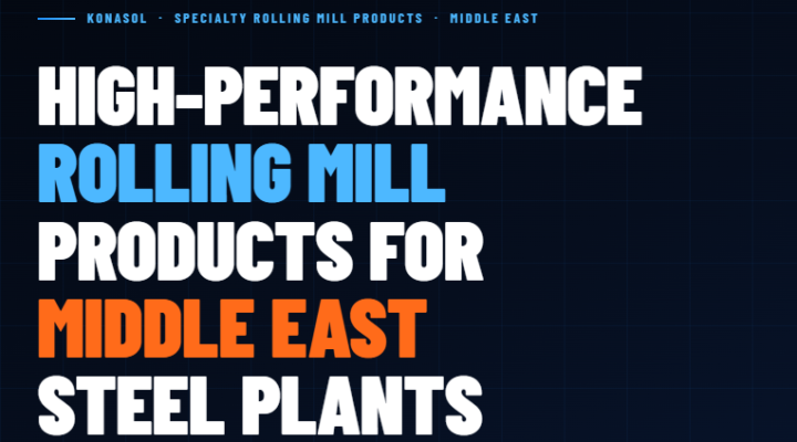 High-Performance Rolling Mill Products for Steel Plants